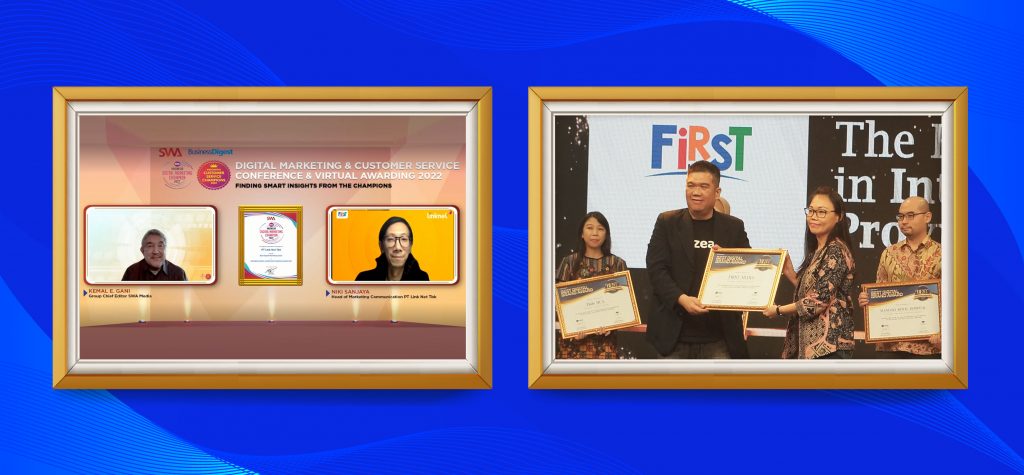 Kesuksesan Link Net Implementasikan Strategi Digital Marketing Diapresiasi Dua Ajang Penghargaan 