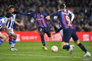 Gol Semata Wayang Dembele Antar Barcelona ke Semifinal Piala Raja Spanyol