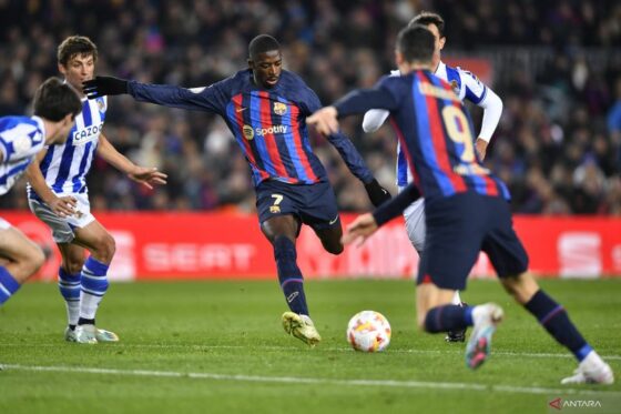 Gol Semata Wayang Dembele Antar Barcelona ke Semifinal Piala Raja Spanyol