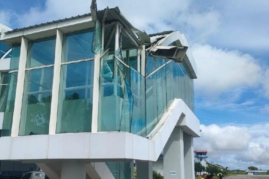 Pesawat Lion Air Tabrak Garbarata Bandara Merauke, Begini Penampakannya