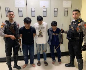 Tiga Pemuda Diduga Begal Sajam Ditangkap