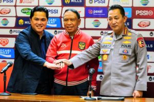 Berantas Mafia Bola di PSSI, Erick Tancap Gas Gandeng Polri, Kapolri Bilang Begini