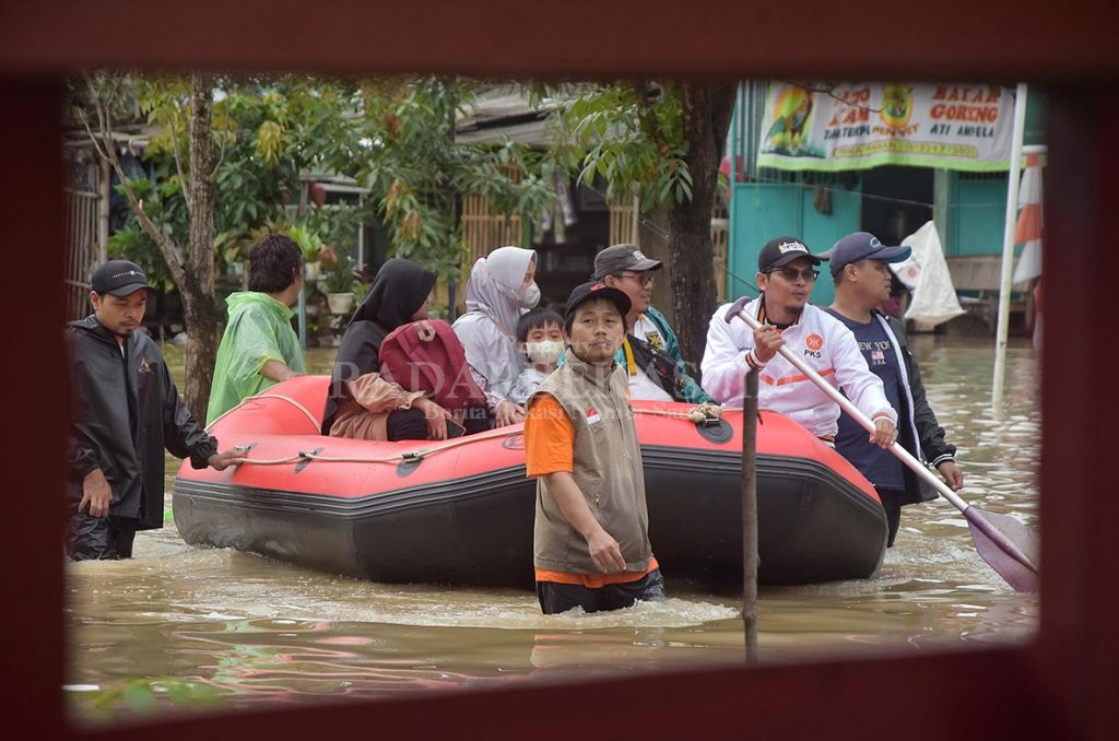 Banjir di Kabupaten Bekasi Meluas