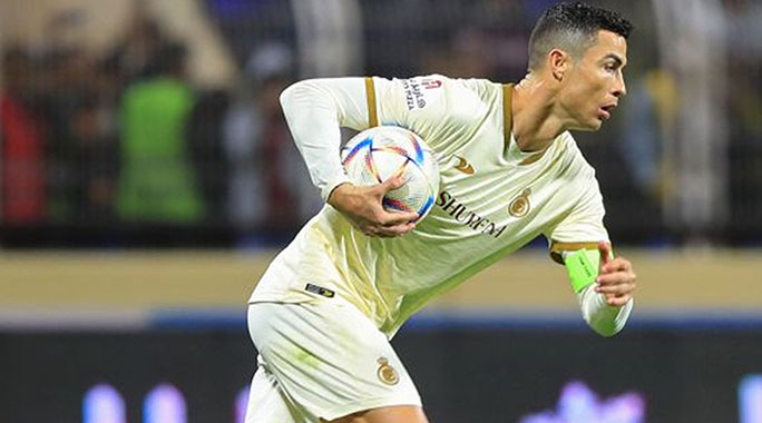 Setelah Tiga Kali Tampil, Cristiano Ronaldo Akhirnya Cetak Gol untuk Al Nassr di Liga Arab
