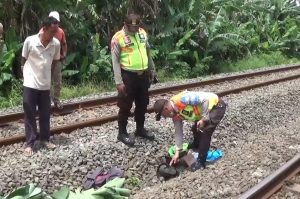 Depresi, Lansia Nekat Tabrakkan Diri ke Kereta Api