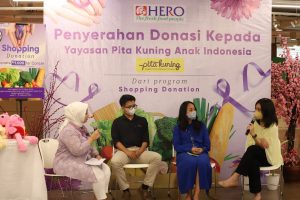 Hero Supermarket-Yayasan Pita Kuning  Dukung Peningkatan Kualitas Hidup Anak Pengidap Kanker
