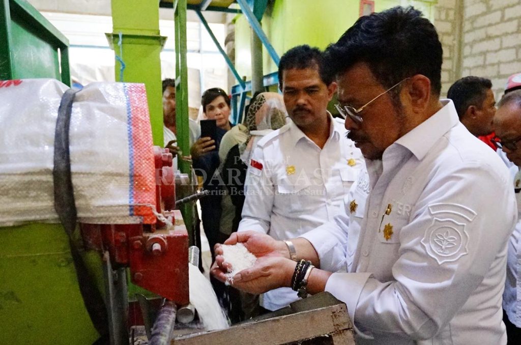Mentan Pastikan Stok Beras Nasional Aman