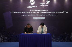 Telkom dan Transjakarta Kolaborasi Kembangkan Sistem Teknologi Informasi
