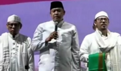 Begini Pembacaan Pancasila Dipimpin Plt Wali Kota di Stadion Patriot Candrabhaga Jelang Bekasi Bersalawat