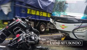 Nyalip, Pengendara Moge Tabrak Bus, 1 Orang Tewas