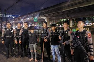 Pelaku Tawuran Digiring ke Polsek