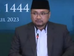 Menag: Sidang Isbat Putuskan 1 Syawal 1444 H Jatuh Sabtu 22 April 2023