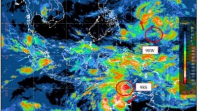 BMKG Sebut Siklon Tropis 98S Landa Wilayah Ini, Waspada Angin Kencang dan Hujan Lebat