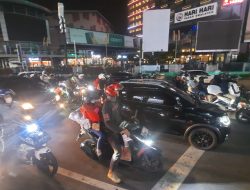 Pemudik Bermotor Padati Jalur Kalimalang Bekasi