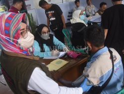 Kesehatan Puluhan Sopir Diperiksa, Pastikan Dalam Kondisi Fit Tanpa Pengaruh Narkoba