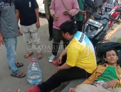 Pesepeda Motor Alami Kecelakaan di Tamsel