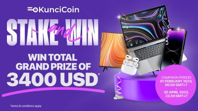 Program KunciCoin Stake and Win Beri Kesempatan Akumulasi Investasi Aset Kripto dan Total Hadiah 3400 USD