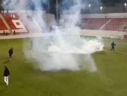 Pasukan Israel Tembakkan Gas Air Mata ke Stadion Palestina