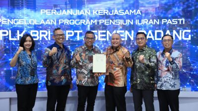 Semen Padang Percayakan Pengelolaan Program Pensiun Iuran Pasti ke DPLK BRI