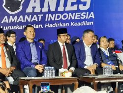 Hadiri Acara Relawan Anies, Ahmad Syaikhu dan AHY Simak Pidato Politik