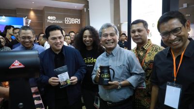 Erick Thohir Buka BRI & Pegadaian ICF 2023, BUMN Terbukti jadi Solusi Ekosistem Kopi Nasional   