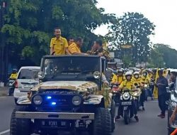 Pendaftaran Caleg Golkar ke KPU Kota Bekasi, Diiringi 500 Orang
