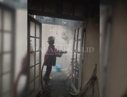 Korsleting Listrik, Rumah Cluster Terbakar