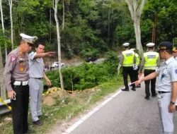 Olah TKP Kecelakaan Bus Berpenumpang 29 Santri Gontor Jatuh ke Jurang di Sulteng, Polisi Bilang Begini