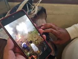 Brukkk…Pesawat Jatuh di Perkebunan Teh Ciwalini Bandung