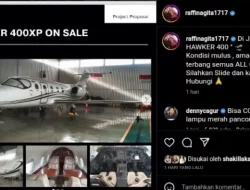 Raffi Ahmad Jual Private Jet di Instagram, Begini Respons Kocak Warganet