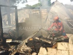 Rumah Semi Permanen Ludes Terbakar