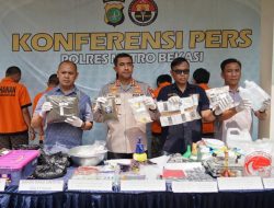 Polisi Gerebek Home Industri Narkotika Jenis Sinte