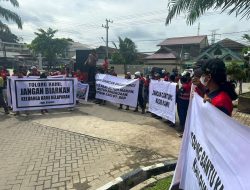 Terlantar Akibat Penyidikan di Bareskrim Polri, Ratusan Karyawan PT Batuah Energi Prima Gelar Aksi Damai