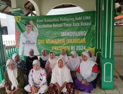 Komunitas PKL Perempuan Bekasi Timur Deklarasi Dukung Cak Imin jadi Capres 2024
