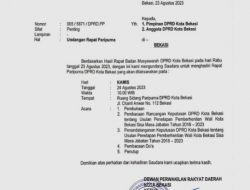 Baru 3 Hari Dilantik Jadi Wali Kota Bekasi, DPRD Usul Pemberhentian Tri Adhianto dari Wali Kota Bekasi