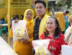 Bacaleg Milenial Partai Golkar Kota Bekasi Ini Gelar Baksos di Mustikajaya