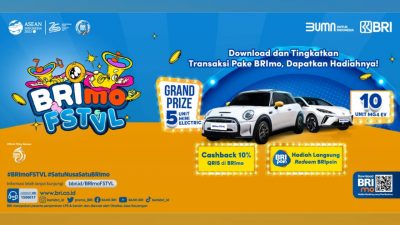 Mobil Listrik Keren untuk Nasabah BRI di BRImo FSTVL 2023   