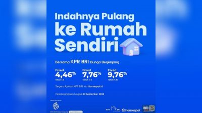 KPR BRI Tawarkan Bunga Menarik dan Bebas Ribet