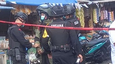 Dua Benda Diduga Bom Rakitan Ditemukan di Pasar Taman Wisma Asri