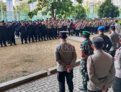 Ratusan Personel Kawal Laga Timnas