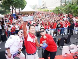 Serukan Semangat Nasionalisme, Hidup Sehat, dan Peduli Lingkungan, Gebyar BCA Merah Putih Sukses Hibur Ribuan Pengunjung Car Free Day