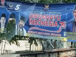 Gambar Anies Baswedan di Banner NasDem di Jalan Baru Dirusak