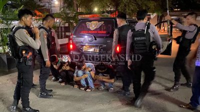 Bawa Sajam, Empat Remaja Digelandang Polisi