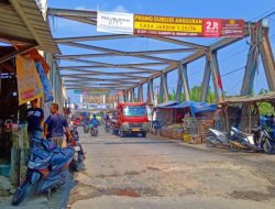 Duh, Jembatan Besi Babelan Rusak Parah, Begini Kecemasan Warga
