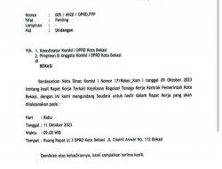 Bahas Kejelasan Regulasi TKK, Ketua DPRD Kota Bekasi Undang Pj Wali Kota, Koordinator dan Komisi 1