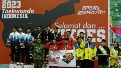 Hari Pertama, Kontingen Jawa Barat Sapu Bersih 5 Emas Taekwondo IMAG I 2023