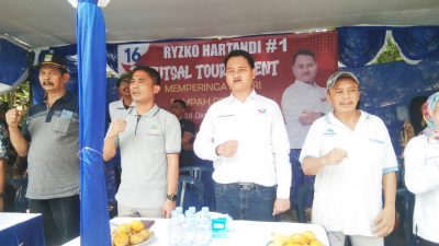 Dukung Aspirasi Pemuda, Ryzko Hartandi Helat Turnamen Futsal