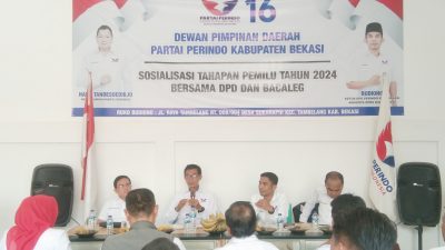Partai Perindo Kabupaten Bekasi Targetkan Rekrutmen Saksi di 8.417 TPS Rampung Desember