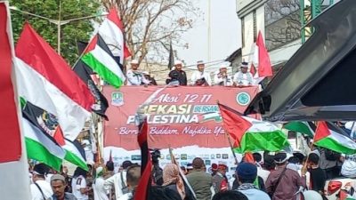 Turut Aksi Bekasi Bersama Palestina, Ketua DPRD Kota Bekasi Serukan Pembelaan Rakyat Palestina