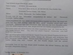 Ketua Panwascam Tambun Selatan Mendadak Mengundurkan Diri, Ini Alasannya